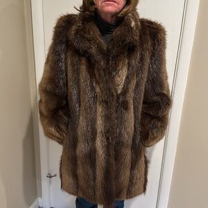 Vintage Long Hair Beaver Jacket/Coat